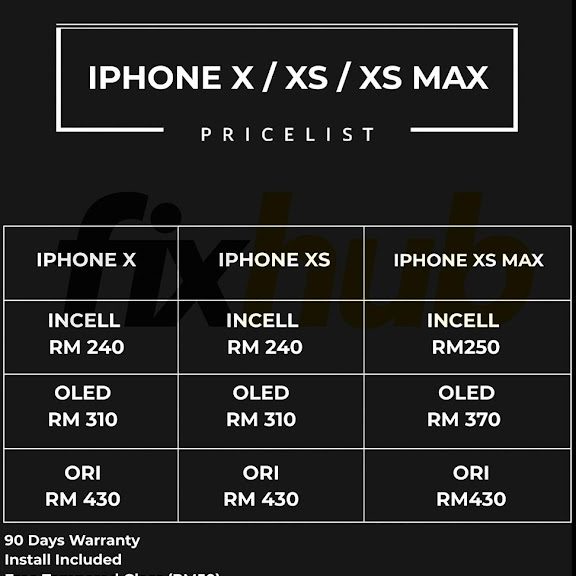 fix hub teluk intan lcd screen battery iphone android phone repair