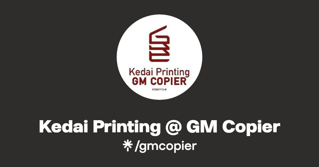 gm copier kedai fotostat print