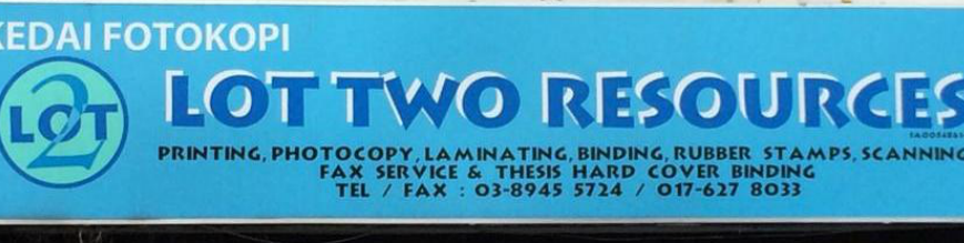 Lot 2 Resources 1 lot 2 resources